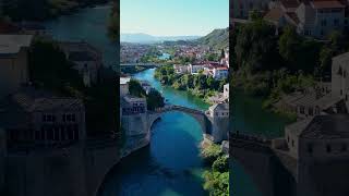 📍Mostar Bosnia and Herzegovina 🇧🇦 Have you heard or visited this amazing place [upl. by Porte409]