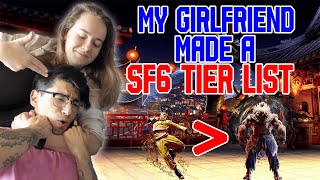 MY GIRLFRIEND MADE A STREET FIGHTER 6 TIER LIST She Has NEVER Playerd A Fighting Game Before [upl. by Annasor]