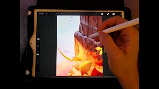 PROCREATE TIPS  How to color your lineart [upl. by Bedad]