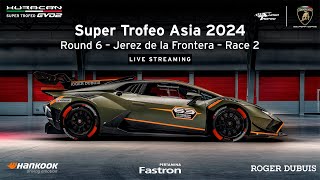 Lamborghini Super Trofeo Asia 2024 – Jerez de la Frontera Race 2 [upl. by Ecyarg]