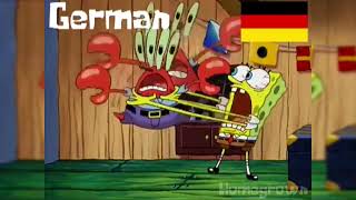 Spongebob German  ORIGINAL  LISTEN YOU CRUSTACEOUS CHEAPSKATE [upl. by Hussar]