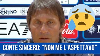 Conte “Vi dico una cosa sinceramente non me l’aspettavo” 😰 [upl. by Druci]