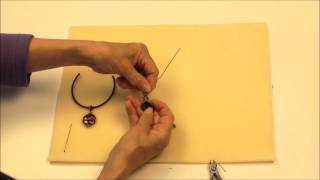 Antelope Beads  How To Make A Briolette Bail For Jewelry Making [upl. by Lutero885]