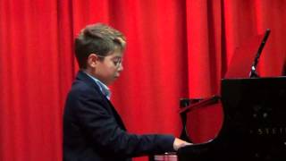 Rachmaninoff Prelude op 23 n 5 in G minor Jacopo Fulimeni 11 years [upl. by Clint]