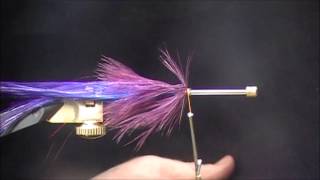 Purple Flair Leech  Wiggle Tube Fly [upl. by Noyek484]