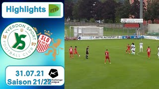 Highlights Yverdon  Sport FC vs FC Stade Lausanne  Ouchy 310721 [upl. by Nwahsor198]