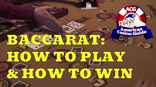 Baccarat  How to Play amp How to Win • The Jackpot Gents [upl. by Damiani]