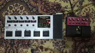 Korg Toneworks AX1500GPedal Test w Boss RC20 Phrase Recorder Loop Station 11223 [upl. by Ttenaej]