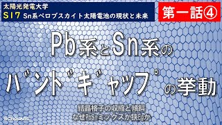 Pb系とSn系ペロブスカイトのバンドギャップの振る舞いとは？【S171④】 [upl. by Scheer]