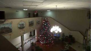 Hotel Tour Christmas Time at the Comfort Inn Burkeville VA decorations by Rocco [upl. by Lanfri]