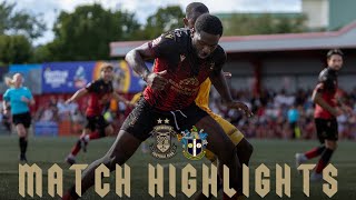 202425 Tamworth FC Vs Sutton United Match Highlights [upl. by Eidnil102]