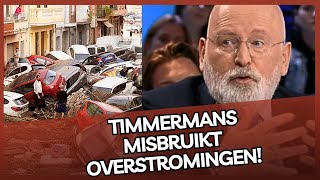 Timmermans amp klimaatdeuger Kröger misbruiken overstromingen Valencia voor politiek gewin [upl. by Grantham]