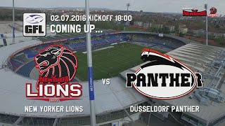 02072016 New Yorker Lions vs Düsseldorf Panther [upl. by Shandra]