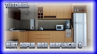 Cara Membuat Dapur Di Minecraft PE [upl. by Warga]