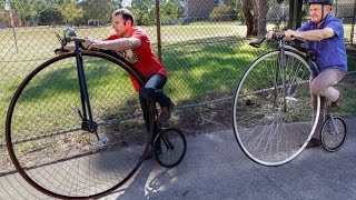 Riding a penny farthing [upl. by Procto370]