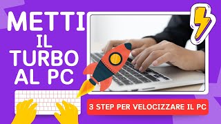 🚀 Velocizzare il PC in 3 Step  BONUS 🎁 [upl. by Sinnelg]