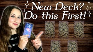 What to do with your New Tarot Deck  Tarot Interview Spread [upl. by Perusse274]