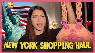 NYC SHOPPING HAUL  BIGGEST MAKEUP HAUL  Nagma Mirajkar Vlogs [upl. by Aleta840]