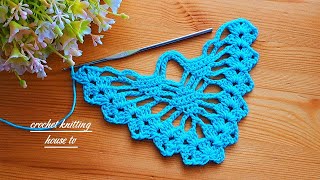 une touche de création✅️❗️châle élégant super facile pour mes amischâle au crochet pour débutants [upl. by Wendeline448]