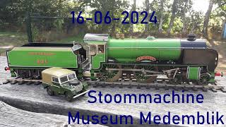 Gauge 1 Live Steam 16062024 Stoommachinemuseum Medemblik [upl. by Mullane79]