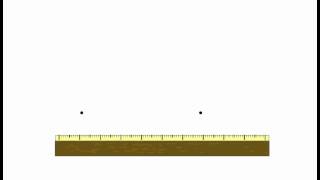 Tracer une ligne droite avec une règle Leçon de géométrie [upl. by Any]