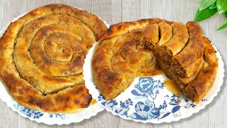 Rolled Burek Recipe  burek recipe turkish  meat burek recipe  crispy rolled burek recipe [upl. by Ynnelg785]