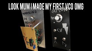 Synth Voltage Controlled Oscillator 1voct tracked DIY how to [upl. by Uahsoj]