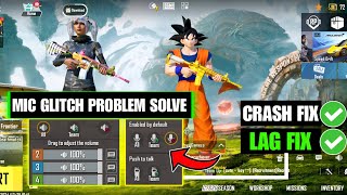 How to fix Mic Glitch in Bgmi  Bgmi Lag Problem Fix  Bgmi Crash Problem  Bgmi Mic Glitch Problem [upl. by Marcello835]