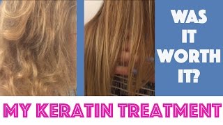 Keratin Hair Treatment Review  Before amp After  Coppola Express [upl. by Thorpe]