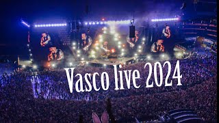 CONCERTO VASCO ROSSI SAN SIRO MILANO VASCO LIVE 2024 [upl. by Primavera]