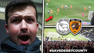 ABSOLUTE SCENES as DERBY SMASH HULL 31  SAVE DERBY COUNTY [upl. by Eadnus]