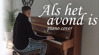 Suzan amp Freek  Als Het Avond Is Piano Cover [upl. by Alaik]