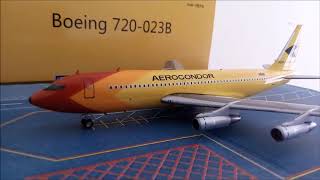 Inflight200 Aerocondor Boeing 720B Revisión Unboxing [upl. by Noitsirhc]