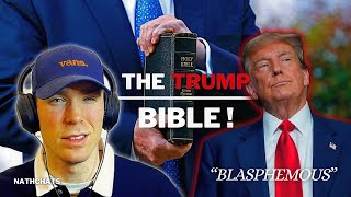 Reaction to quotTHE TRUMP BIBLE quot 😮 [upl. by Annaig]