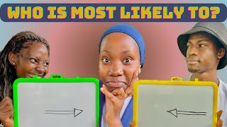 WHO’S MOST LIKELY TO COUPLES EDITION  ft Zayrababy and Egessa Ep 2  BOUGIEJUNIOR [upl. by Eiser196]