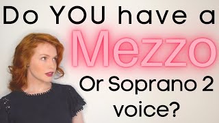 Are YOU a Mezzo or Soprano 2 Singer Middle Female Voice Classification Explained In Simple Terms [upl. by Heady]