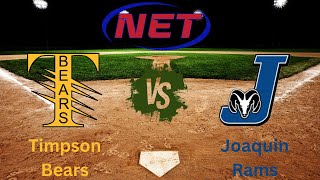 HS Baseball Timpson vs Joaquin [upl. by Ikaz]