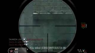 CoD4 Sniper Montage Mr JUVE legend of R700 [upl. by Luben438]