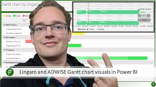 Revisit the Lingaro and Adwise gantt chart visuals [upl. by Shanly]