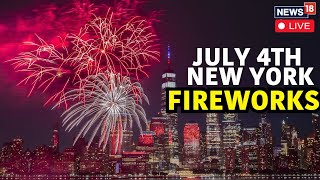 Fireworks New York 2024 Live  Macy’s 4th Of July Fireworks Show In NYC Live  US News Live  N18G [upl. by Airla602]