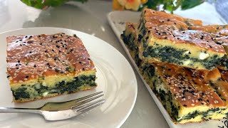 Red Lentil “Spanakopita” or “Börek” Spinach Pie❗️ You Will Fall in Love with This Recipe 😍 GF [upl. by Ailb]