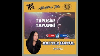 BATTLE HATOL EP12  FLIPTOP SINIO VS NIKKI [upl. by Tsugua]