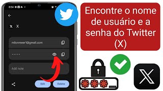 Como encontrar o nome de usuário e a senha do Twitter X  Recupere seu Twitter X [upl. by Peyter]