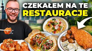 WARSZAWA RESTAURACJE w których chciałem zjeść od dawna JEDZENIE w WARSZAWIE 2024  GASTRO VLOG [upl. by Nowtna]