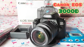 Unboxing Canon EOS 3000D Camera [upl. by Elleiad]