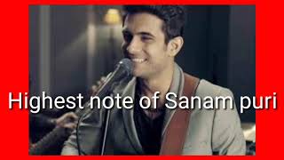 High notes compilation F4D5Sanam puri [upl. by Einnij]