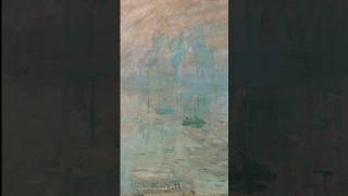 Claude Monets Impression Sunrise arthistory vasari claudemonet [upl. by Peednama]