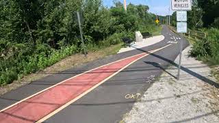 eBiking Haverhill  Salem St Bradford to Groveland Rail Trail  070924 [upl. by Bail]