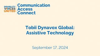 Tobii Dynavox Global Assistive Technology [upl. by Ylekalb]