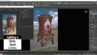 LIGHTING GAME ASSETS in 3dsmax  TIPS amp TRICKS to make them [upl. by Allister]